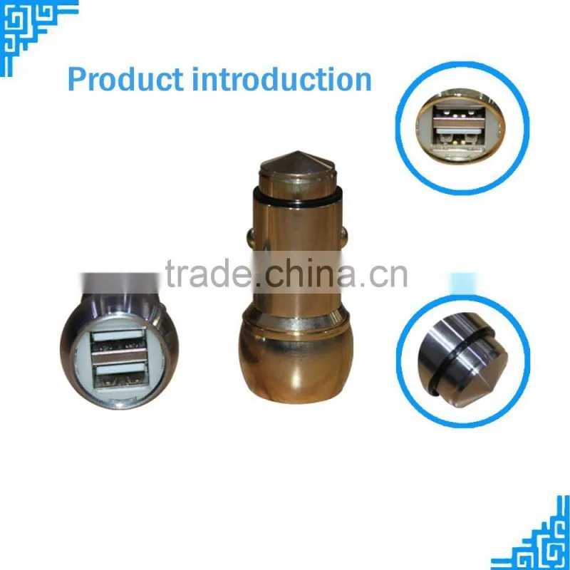 Electric Type multi-function 5v 3.1A car charger MP3/MP4 player use mobile fast charger car charger