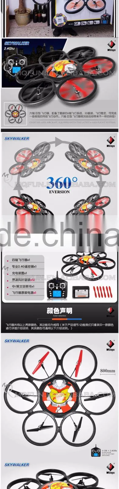 Mini Qute RC remote control flying Helicopter 2.4G huge Six axis aircraft Headless mode Educational electronic toy NO.V323