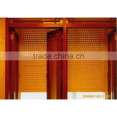 aluminum roller slats window, metal roll up windows, steel window grill design