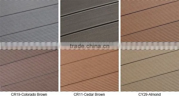 Hollow blue color wpc decking board Specifications 25X135mm