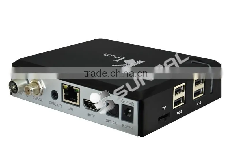 New Arrival !! Amlogic S905 Android TV box HD Android DVB S2+DVB T2 Combo tv box k1 plus