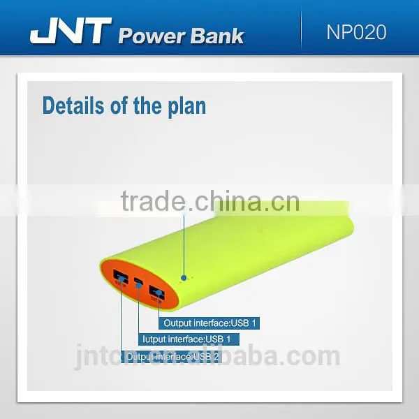 16800mAh high capacity dual output power bank for mobile phones NP020