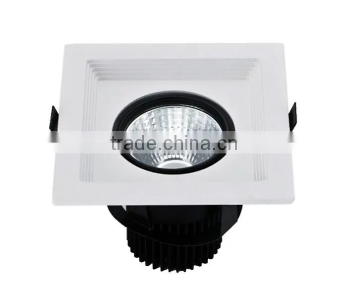 36w Classical design low price square cob led downlight dimmable led downlight led recessed mounted downlight aluminum AC85/265