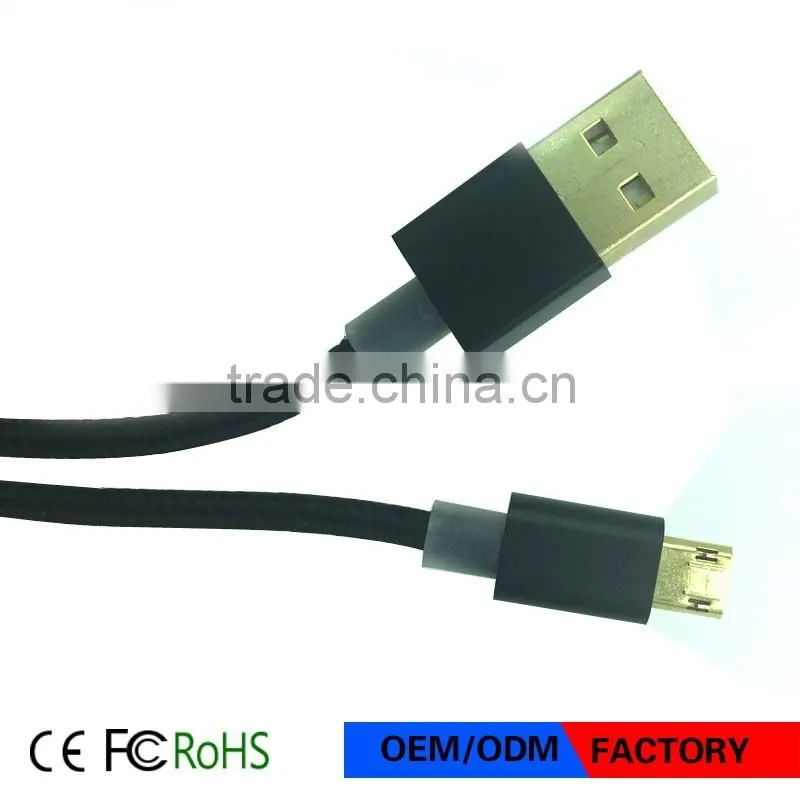 New Most Durable Micro USB Cable Reversible Fast Charge Cable For Android