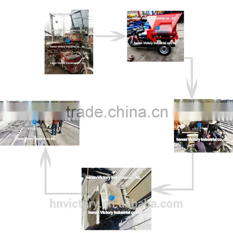 light weight concrete paver slab making machine
