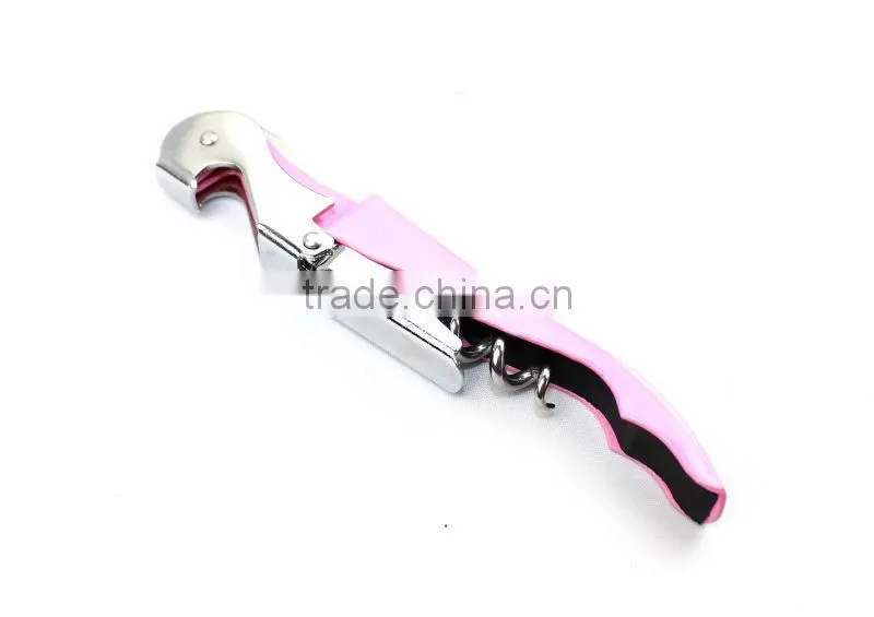 Pretty pink sea horse corkscrew