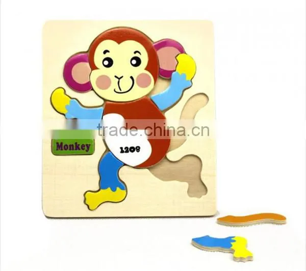 hot sale children wooden games puzzle jigsaw