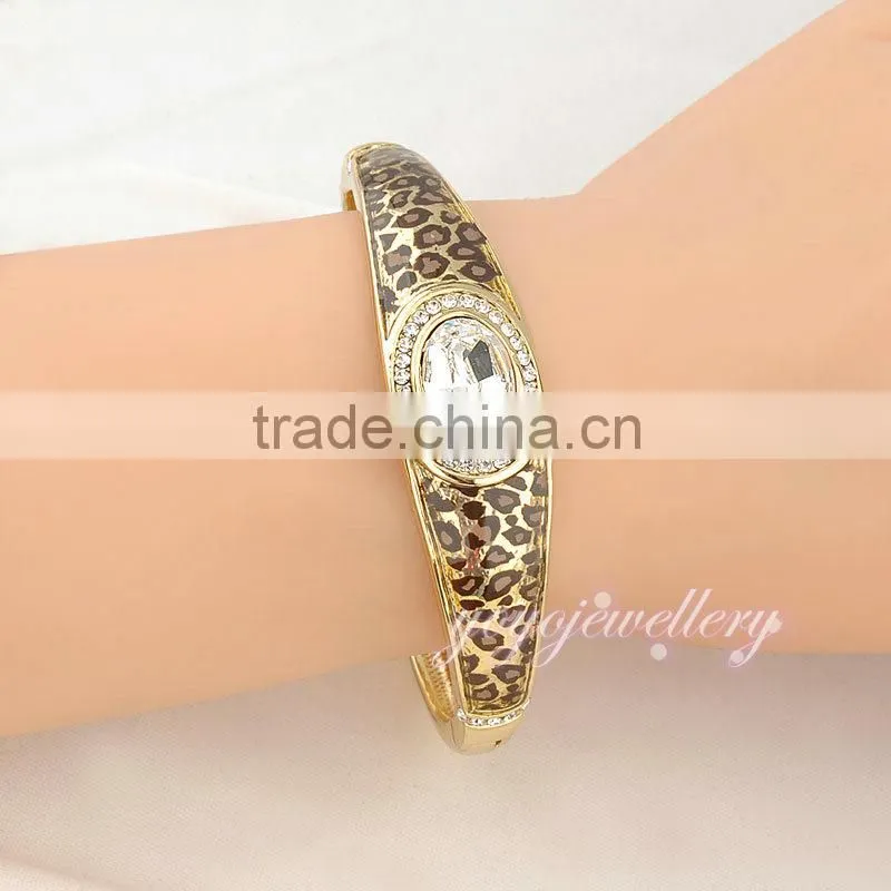 Charming crystal rose gold wholesale expandable bangle