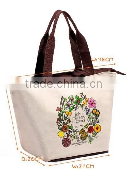 2016 Fashion Popular Japanese Canvas shopping tote Bags