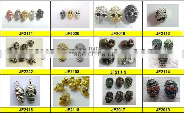 JS1176 Small Antique Silver Metal Cross Beads
