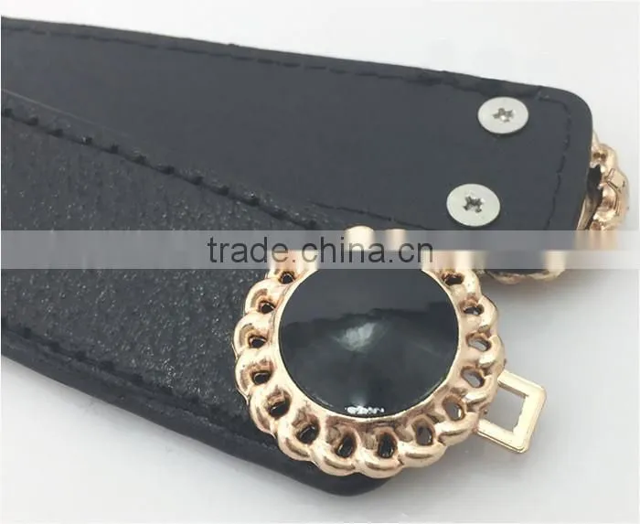 Korean Fashion Belt ,Summer Black Women's Casual Elastic Slimming Canvas Belt