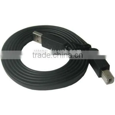 USB 2.0 Printer Extension AM to BM Cable, Length: 1.5m