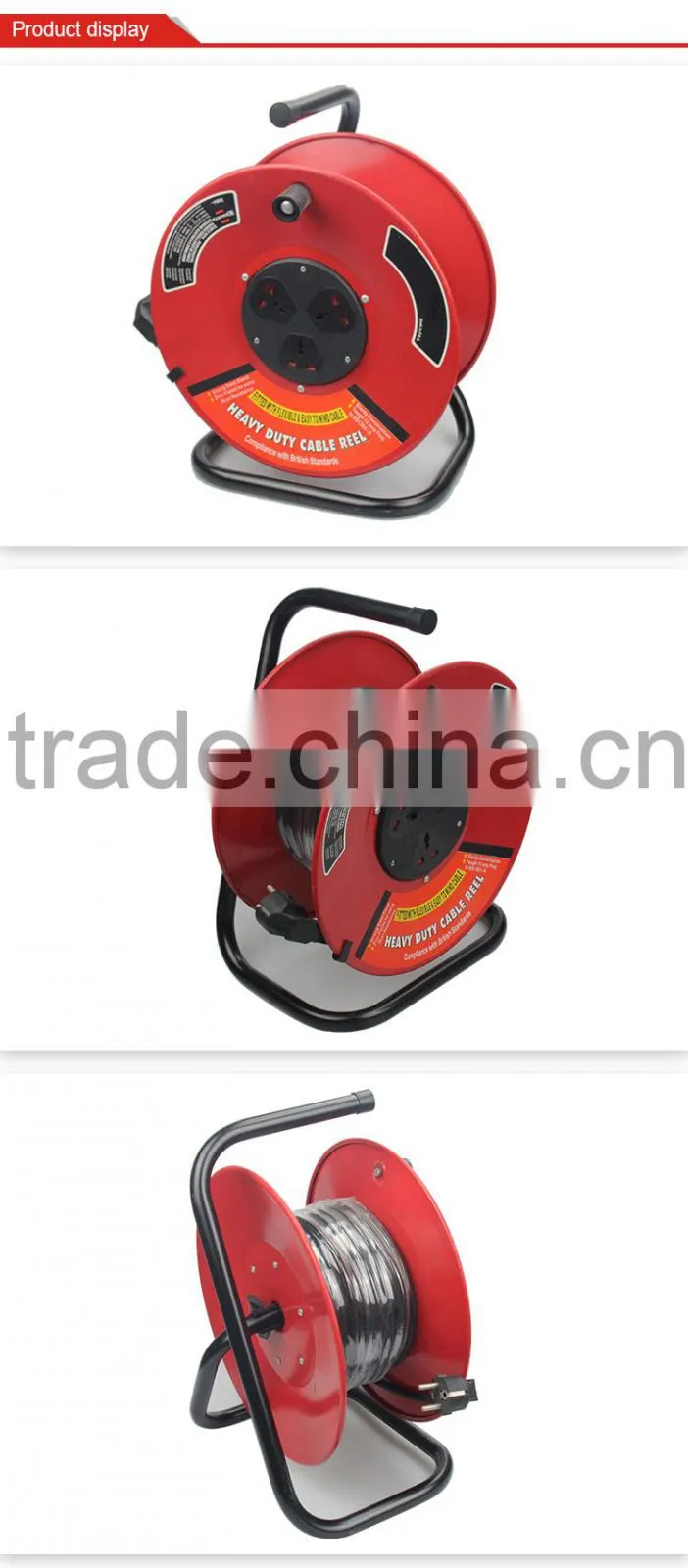 LC factory supply Safety electrical cable reel / manual / mobile