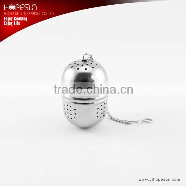 Round-shaped meshing stainless steel tea ball/tea infuser