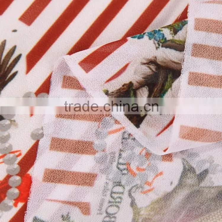 wholesale printed rayon fabric for Qipao