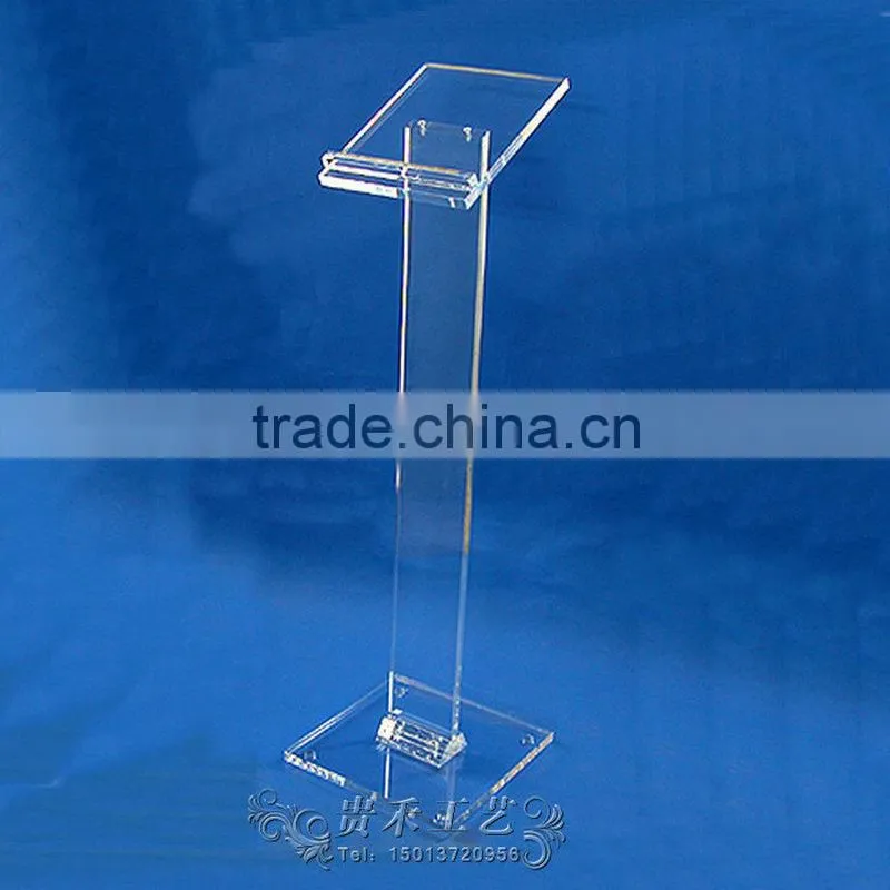 Classic design Acrylic rinformation holders ,High polished acrylic display stand