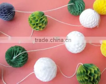 Paper Ball Party Garland