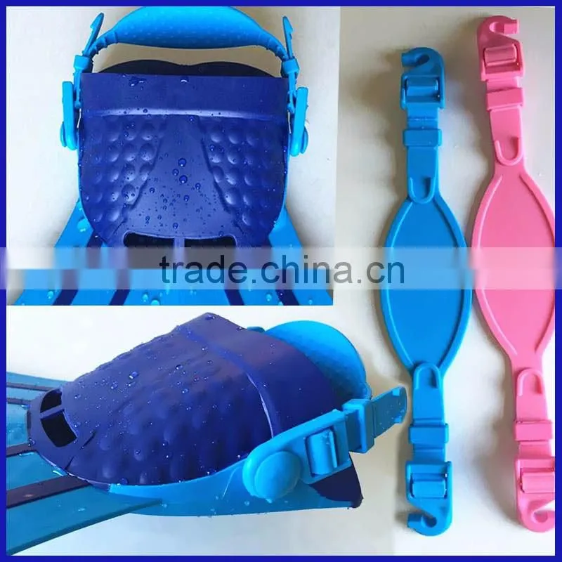 New arrival children style rubber swimming fins, diving mono fins with customized service
