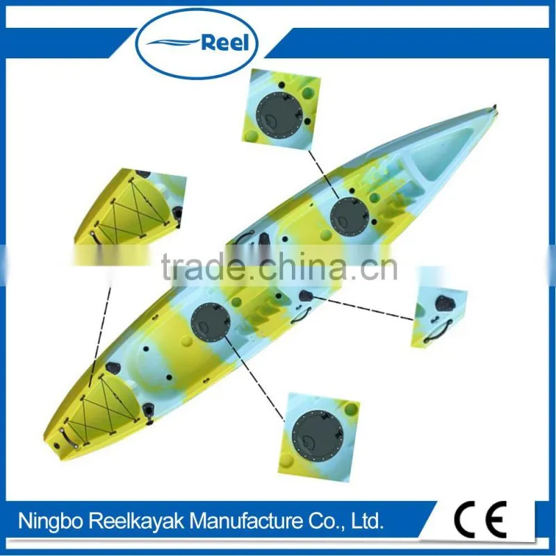Wholesale two paddlers fishing kayak for sale made in China