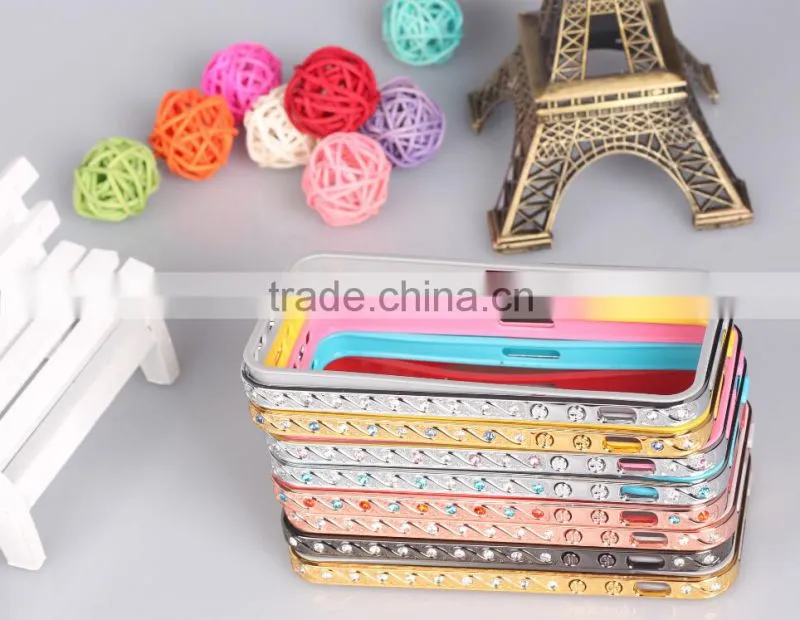 Diamond Metal Bumper with TPU Case for iPhone 5/5S
