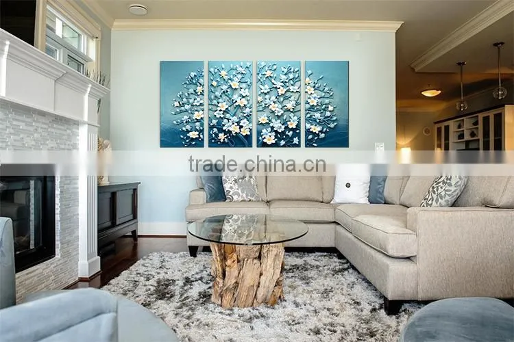 2015 Brilliant Modern Handmade flower abstract painting