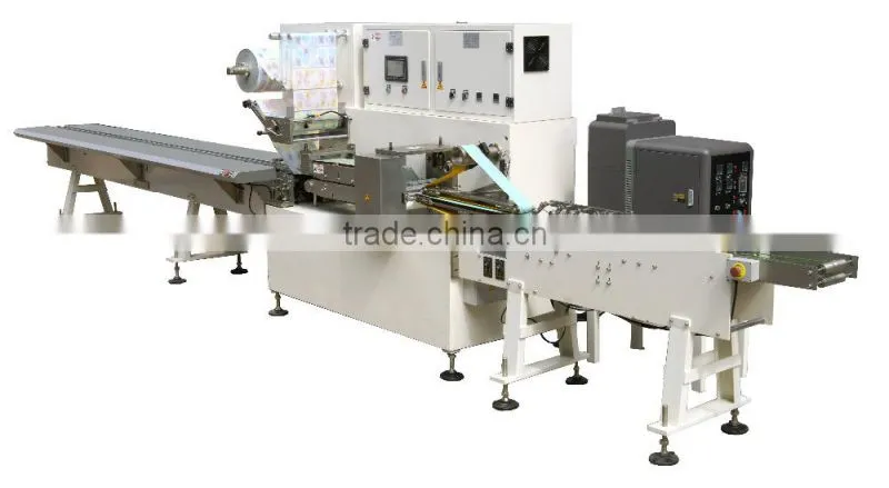 Low price facial tissue paper wallet style pocket tissue packing machine