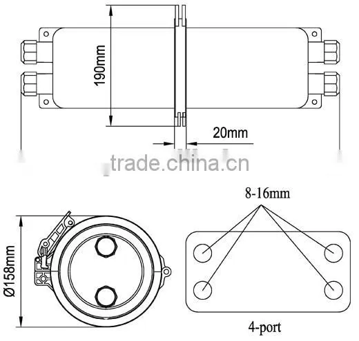 GJS-8010 FTTH Splice Closure