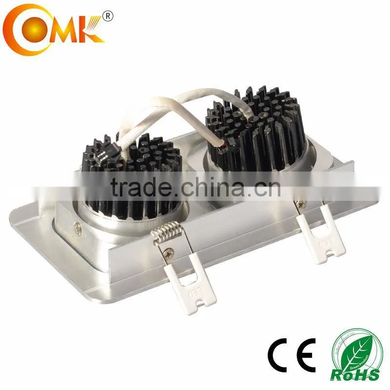 adjustable led grille light with two head hot sale manufacture in China