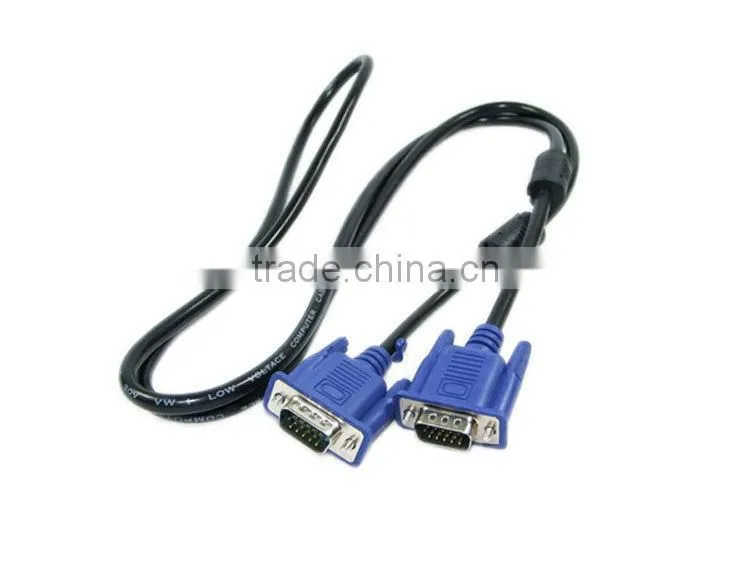1.5M 15 pin male to male VGA cable