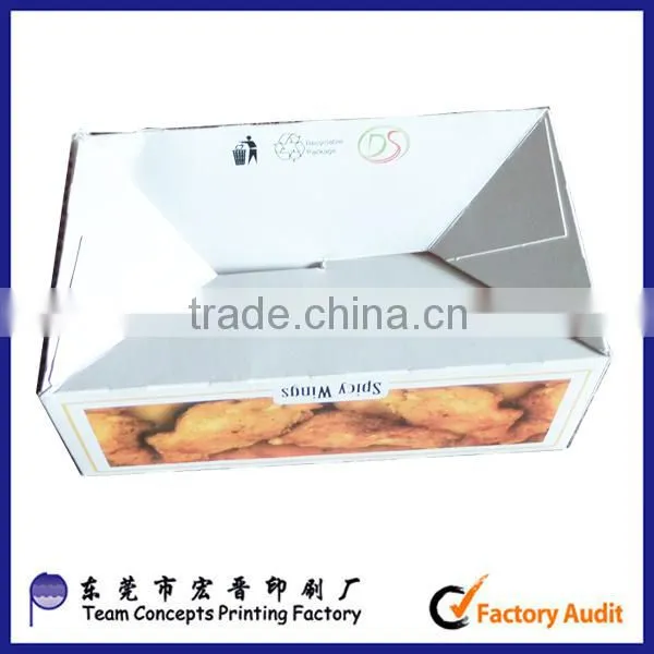eco-friendly take away paper food packaging box from china