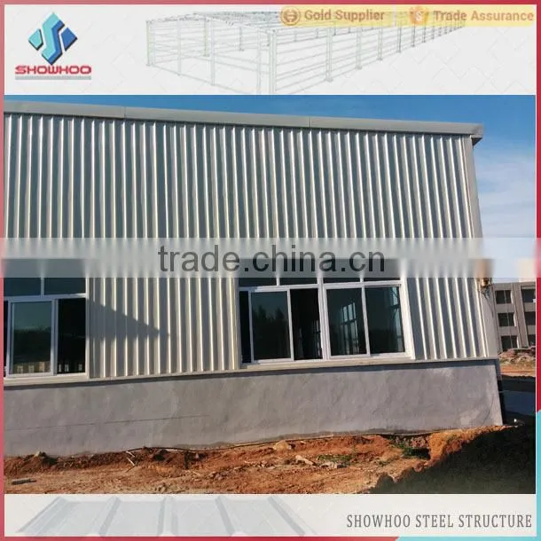 Quick build construction design steel structure pre fabricated warehouse