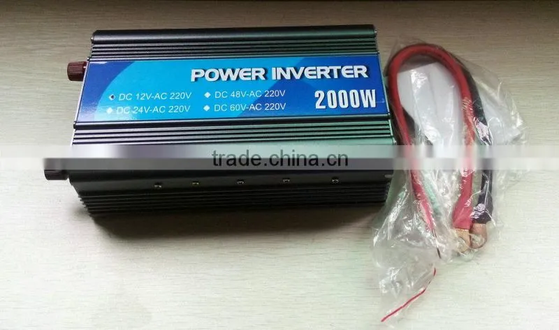 2015 New inverter 2000W power inverter 12v to 220v dc ac