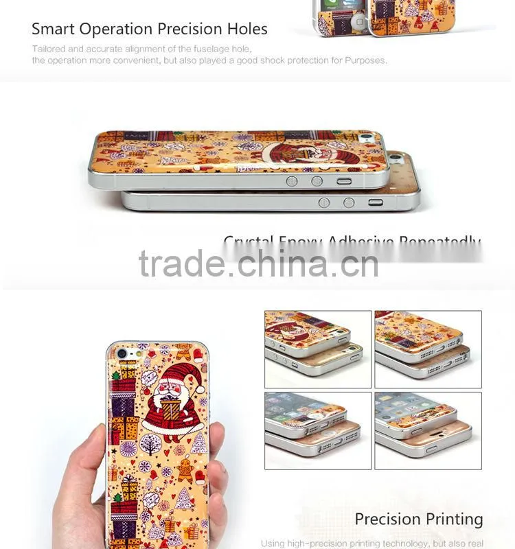 2013 for samsung s4 pu skin with Christmas theme