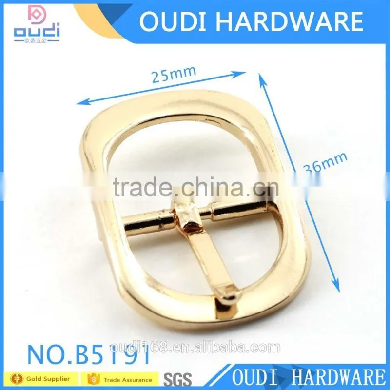 Korea Wholesale Laides Handbags Accessories Zinc Alloy Egg Ring Pin Buckles For Bag