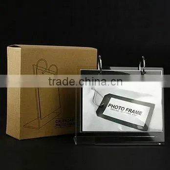 clear acrylic calendar stand calendar stand acrylic calendar holder