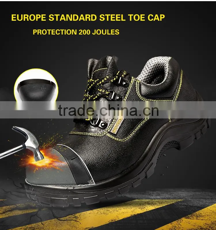 Hot sales cheapest men's steel toe safety footwear