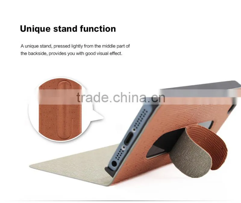 PU mobile leather case flip case with Card Slots inside for iPhone 6