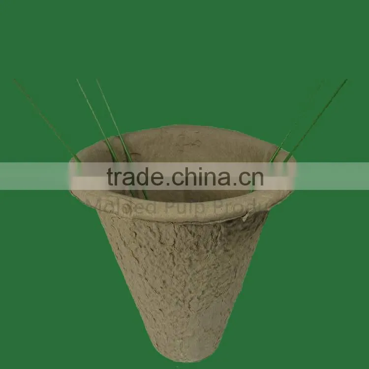 SGS Eco Friendly disposable paper pulp molded packaging,disposable paper pulp tray