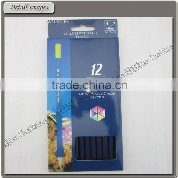 Hexagonal Water Color Pencil Set With Paper Box