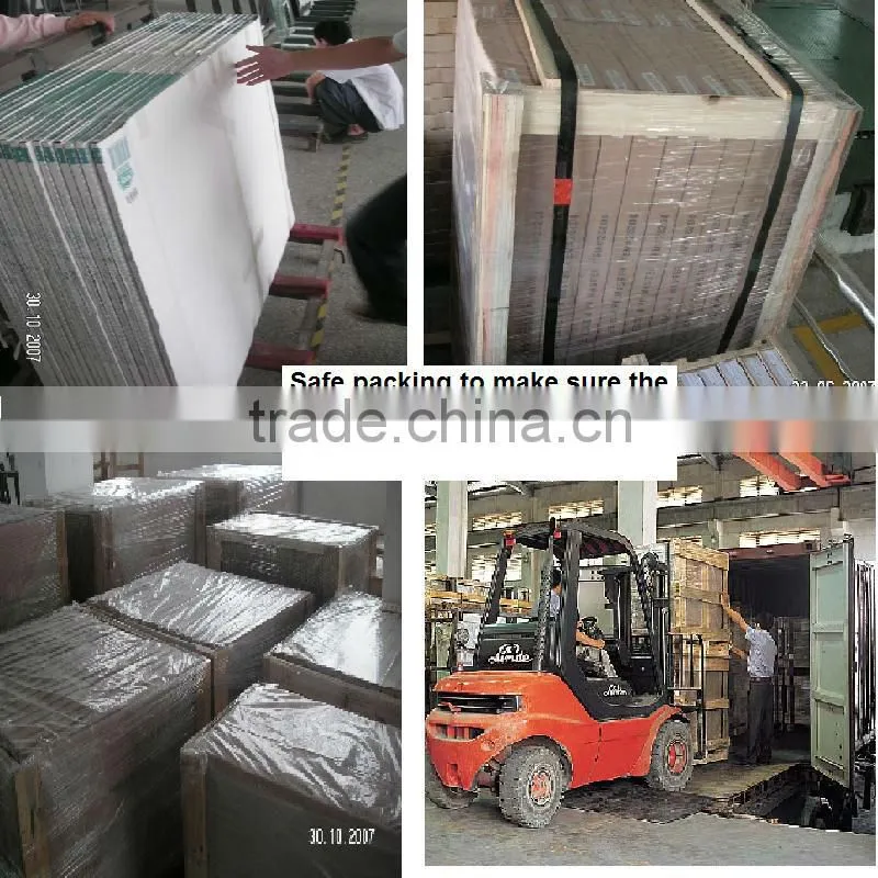 Tempered silkscreen printing glass panel with AS/NZS2208:1996, BS6206, EN12150 certificate
