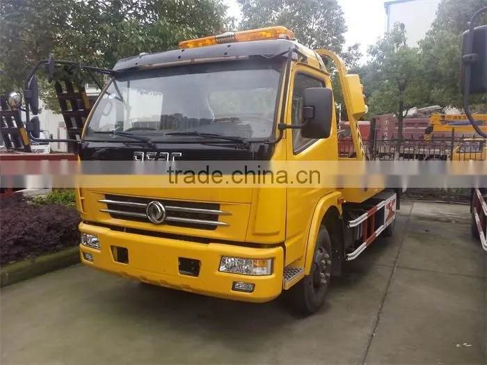 yellow color best-selling road tow truck for sale