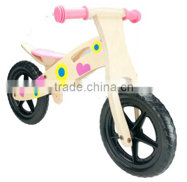 Hot design kids wooden bicycles with CE approval