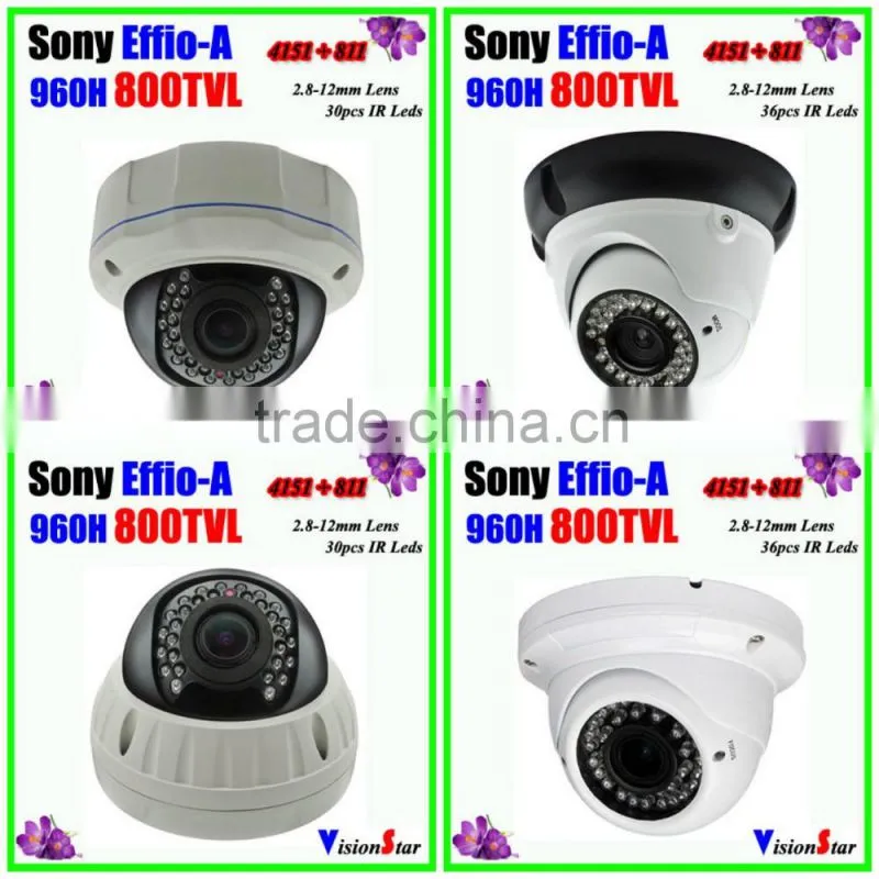 2.8-12mm CCTV Lens Video Camera CCD Chip (ICX810/1AKA) Wireless Hidden Video Day & Night IR-Cut Alarm System Camera