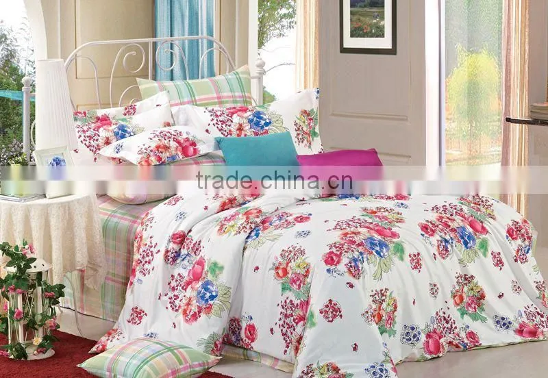 bedding sets pigment print flower designs