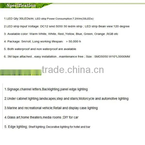 CE RoHS 5630smd led strip light