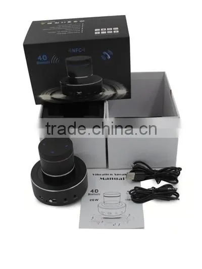 high quality 26W NFC bluetooth mini portable vibration speaker