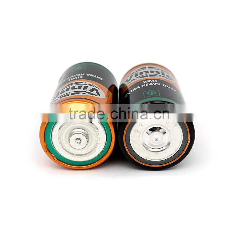 R20 0% Lead Zinc Chloride Dry Battery D size SUM1