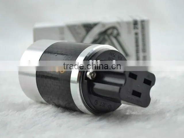 Hi-End Rhodium Plated Carbon fiber series 20A IEC Connector