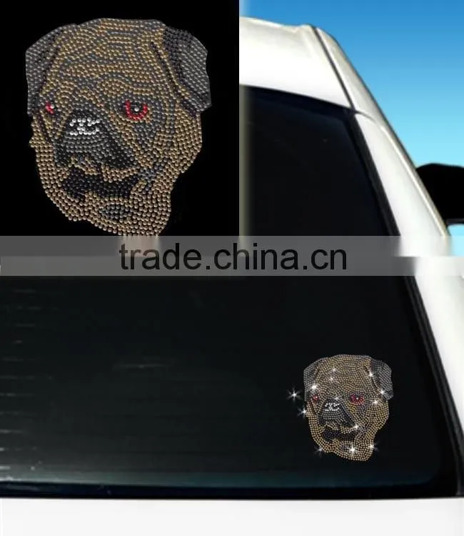 Friendly Dog Design Multi Coloured Stickers