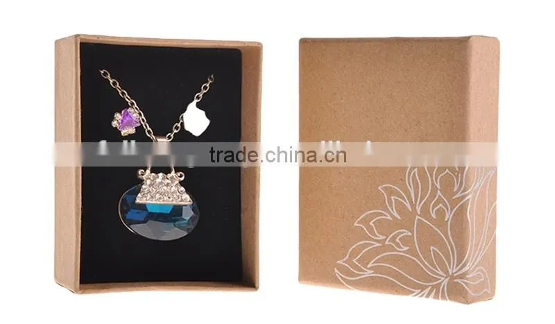 Jewelry ring necklace bracelet gift packaging craft paper box